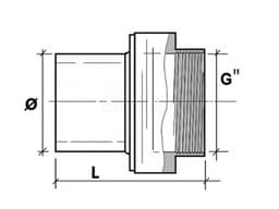 PE – Metal Transition Piece (Female Threaded) პოლიეთილენიდან მეტალზე გადამყვანი შიდა ხრახნით - 2
