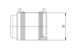 Flange Adapter  მილტუჩა ადაპტორი – d110 დან d250 მდე - 2