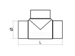 Equal Tee   სამკაპი d355 PN 10 _დან d630 PN 10_მდე - 2