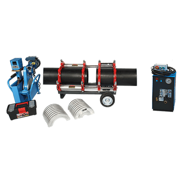 AL 250 (75-250) პოლიეთილენის მილის პირა-პირა შედუღების აპარატი, ჰიდრავლიკური