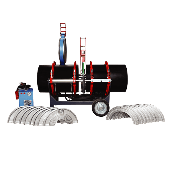 AL 500 (180-500) პოლიეთილენის მილის პირა-პირა შედუღების აპარატი, ჰიდრავლიკური