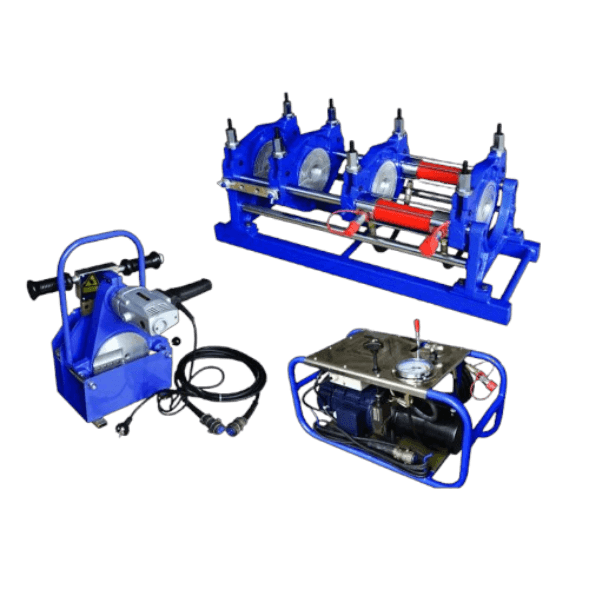 90-315 პოლიეთილენის მილის პირა-პირა შედუღების აპარატი ჰიდრავლიკური