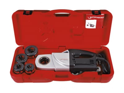 71450 SUPERTRONIC 1250-Set, მილის გარე ხრახნის ელექტრო მომჭრელი 1/2 – 1.1/4″