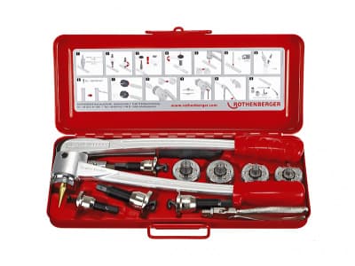 სპილენძის მილის გასაფართოებელი ხელსაწყო ROTHENBERGER 12601 ROTHENBERGER COMBI KIT 12-15-18-22 მმ