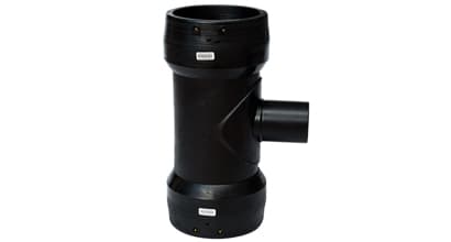 EF REDUCED TEE ელექტრო სამკაპი გადამყვანი d110-40 PN16_დან d125-110 PN16_მდე