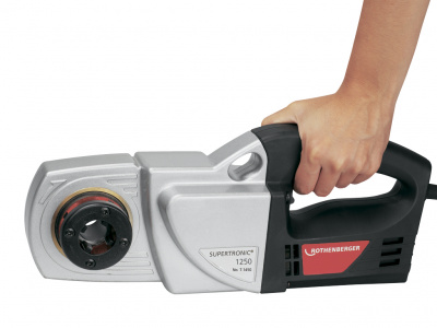 71450 SUPERTRONIC 1250-Set, მილის გარე ხრახნის ელექტრო მომჭრელი 1/2 – 1.1/4″ - 2