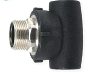 შესადუღებელი სამკაპი მეტალის გარე  ხრახნით