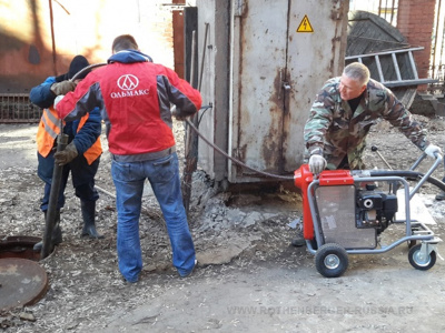 მექანიკური საწმენდი მანქანა R 140 B (წნელებით და საქშენებით) ROTHENBERGER 72971 - 4