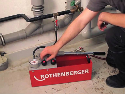 წნევის საზომი მანუალური ტუმბო Precision testing pumps manual RP 50-S ROTHENBERGER 60200 - 2