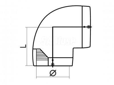 EF Elbow  45° ელექტრო მუხლი 45° - 2