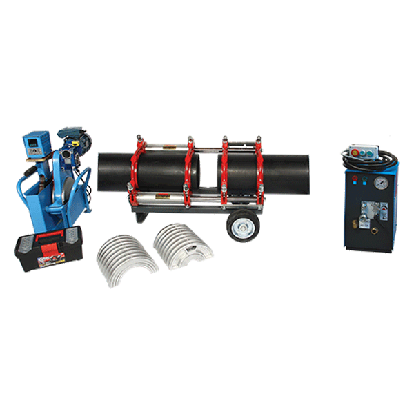 AL 800 (500-800) პოლიეთილენის მილის პირა-პირა შედუღების აპარატი, ჰიდრავლიკური - 2