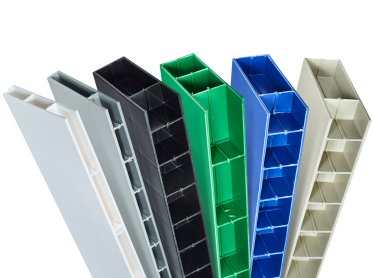 PP გადამუშავების პანელი 51mm 50/100 met kruis STD, RGREEN